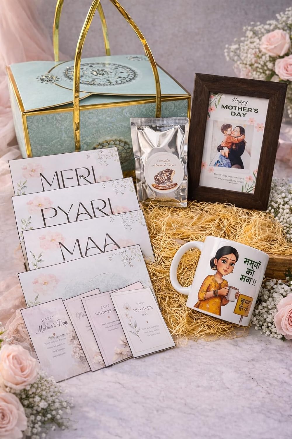 BLISSFULL BITES Mother’s Day Chocolate Hamper Gift for Mom view 1
